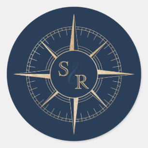 Adesivo Redondo Passaporte de Destino de Casamento Obrigado