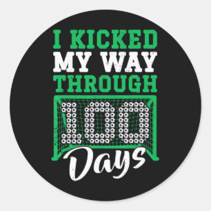 Adesivo Redondo Passei 100 Dias No 100º Dia