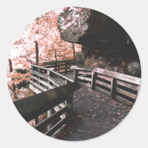 Adesivo Redondo passeio de brandura