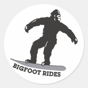 Adesivo Redondo Passeios de Bigfoot!