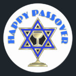 Adesivo Redondo Passover feliz<br><div class="desc"></div>