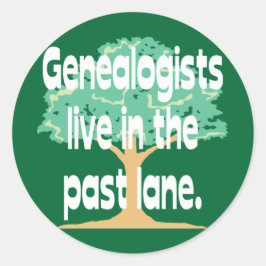 Adesivo Redondo Past Lane