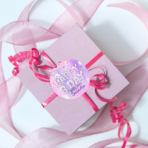 Pastel Modern Glam Trendy Balões Feliz Aniversário