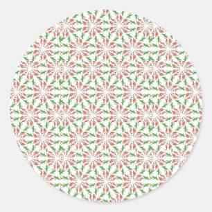 Adesivo Redondo Pastor alemão verde vermelho