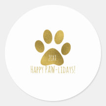 Pata de Cachorro Dourada Olhar de Faux Folha