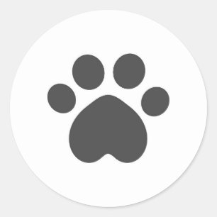 Adesivo Redondo Pata de gato