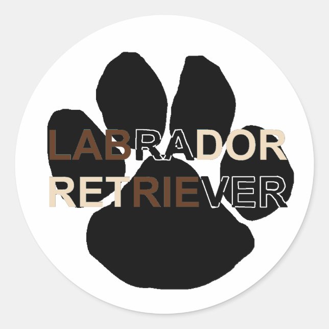 Adesivo Redondo Pata de nomes LR (Frente)