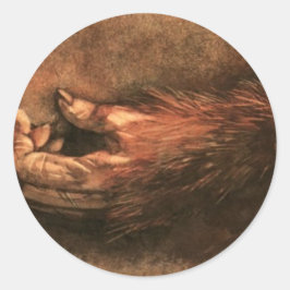 Adesivo Redondo Pata do macaco