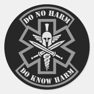 Adesivo Redondo Patch do Estilo de Espartão Tático Militar