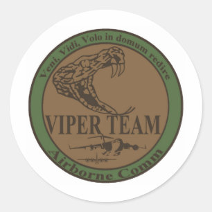Adesivo Redondo Patch do grupo de viper subjugado