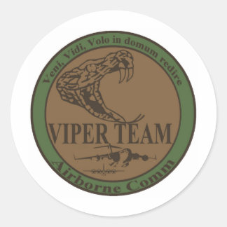 Adesivo Redondo Patch do grupo de viper subjugado