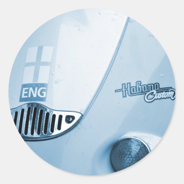 Adesivo Redondo Patinete de Aprilia Habana (Frente)