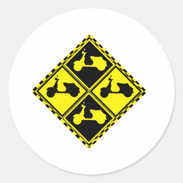 Adesivo Redondo Patinete Mania! (Frente)