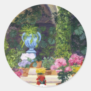 Adesivo Redondo Pátio espanhol