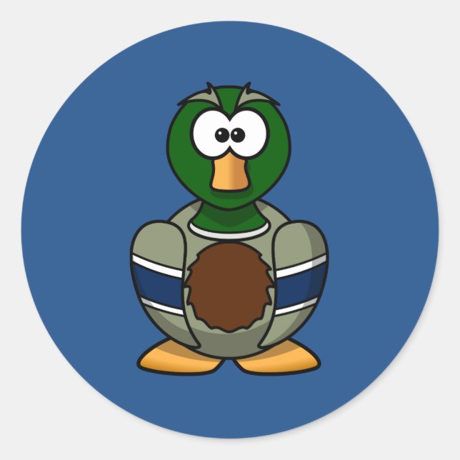 Adesivo Redondo Pato-adesivos (Frente)