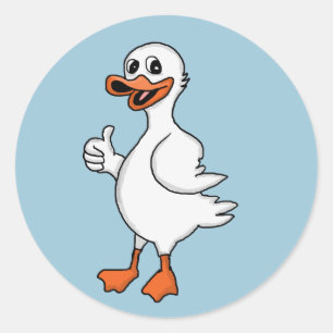 Adesivo Redondo Pato branco
