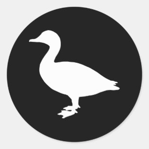 Adesivo Redondo Pato de Sheldrake
