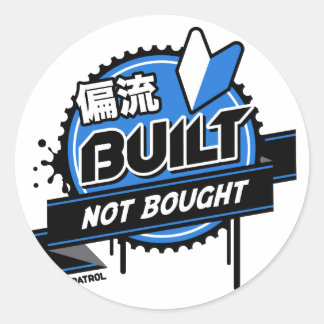 Adesivo Redondo Patrulha de deriva louca - Compilada não Comprada