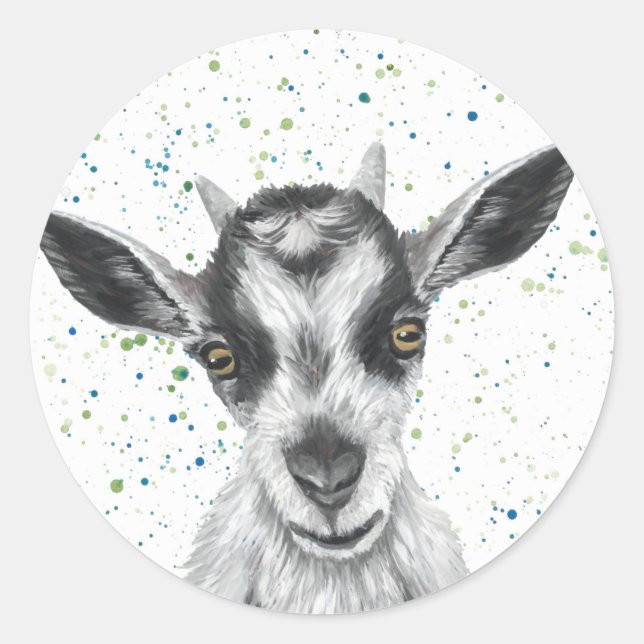 Adesivo Redondo Patty Goat Sticker (Frente)