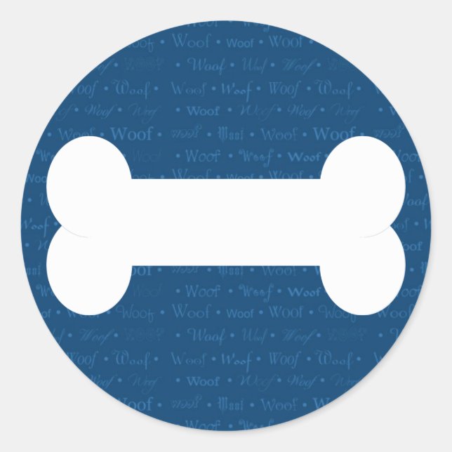 Adesivo Redondo Pau Cachorro (Frente)