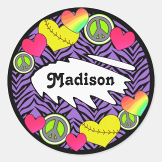 Adesivo Redondo Pau de Aperto do Paz