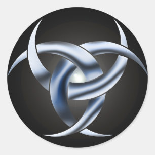 Adesivo Redondo Pau de Deusa Triplo Lunar