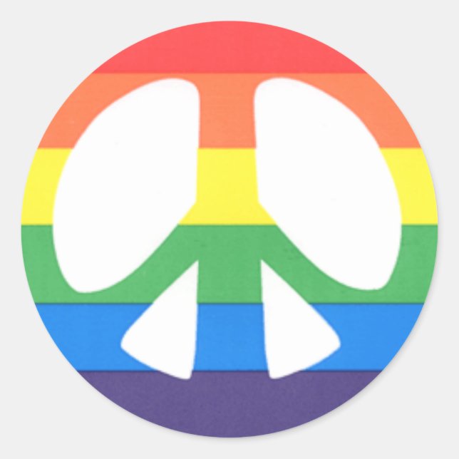 Adesivo Redondo Pau de Paz:) (Frente)