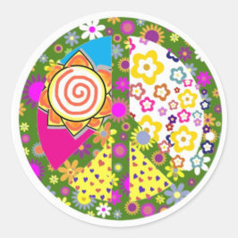 Adesivo Redondo Pau de Paz