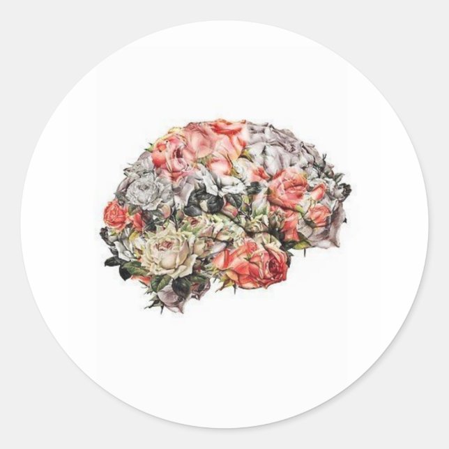 Adesivo Redondo Pau lindo o travesseiro zazzer amante um (Frente)