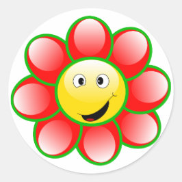 Adesivo Redondo Pau redondo clássico feliz