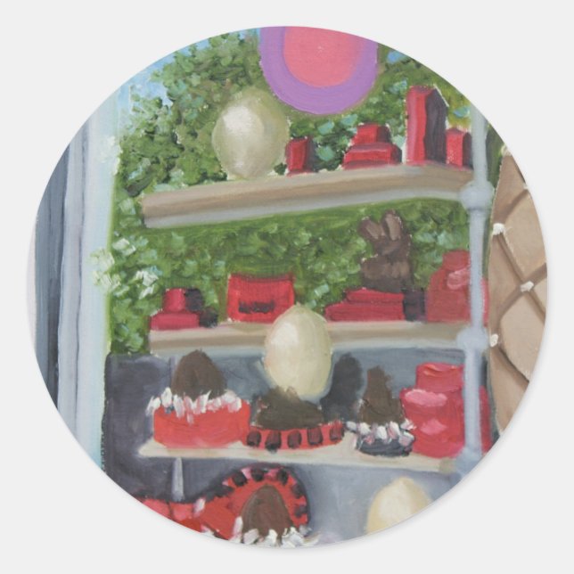 ADESIVO REDONDO PAUL LAMOTTE:27 PLACE NAPOLEON BONAPARTE (Frente)