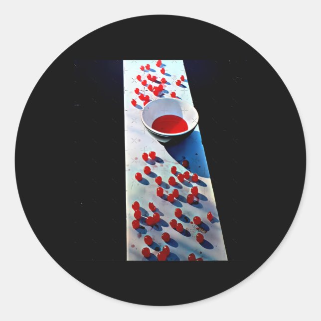 Adesivo Redondo Paul Mccartney Sticker3 (Frente)