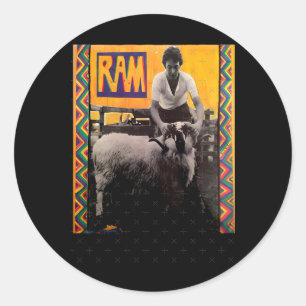 Adesivo Redondo Paul Mccartney Sticker4