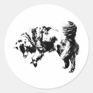 Adesivo Redondo Pausar gentilmente, Causa do outono