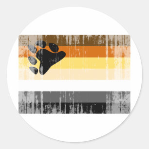 ADESIVO REDONDO PAVILHÃO DE URBANO DISTRESSADO