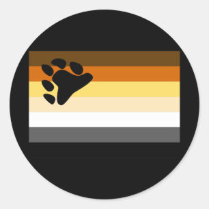 ADESIVO REDONDO PAVILHÃO OFICIAL DE ORGULHO DE URSO