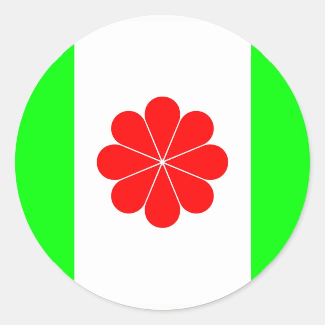 Adesivo Redondo Pavilhão Taiwan 3 (Frente)