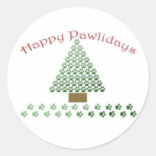 Adesivo Redondo pawlidays felizes copy1