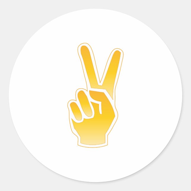 Adesivo Redondo Paz (Frente)