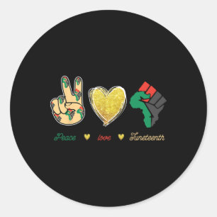Adesivo Redondo Paz Amor Décima Junta