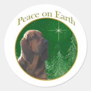 Adesivo Redondo Paz de Bloodhound
