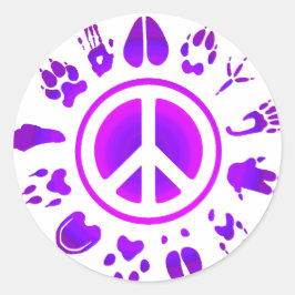 Adesivo Redondo paz furtiva2