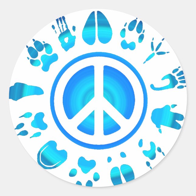 Adesivo Redondo paz furtiva4 (Frente)