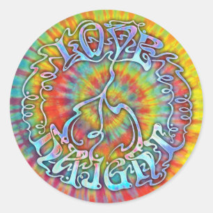 Adesivo Redondo Paz Haight do amor