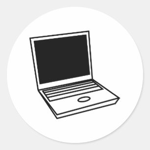 ADESIVO REDONDO PC LAPTOP