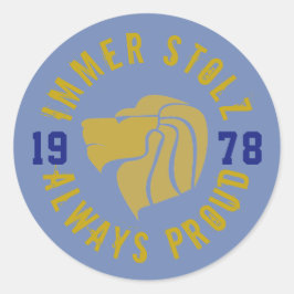 Adesivo Redondo PCHS Goldmane Sticker