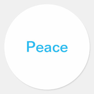 Adesivo Redondo Peace Jeff Hankamer Artjunkhaus Loving Splash-Art