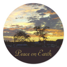 Peace on Earth Sticker by RoseWrite