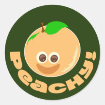 Peachy Peach Time Fun Cartoon Cutie