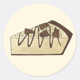 Adesivo Redondo Peanut Butter Pie Social Party Dessert Assar Venda
